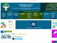 Tablet Screenshot of colegiobilinguerealamericano.com.co
